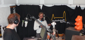 Beim Hochschulradio in Aachen - danke für das nette Interview
